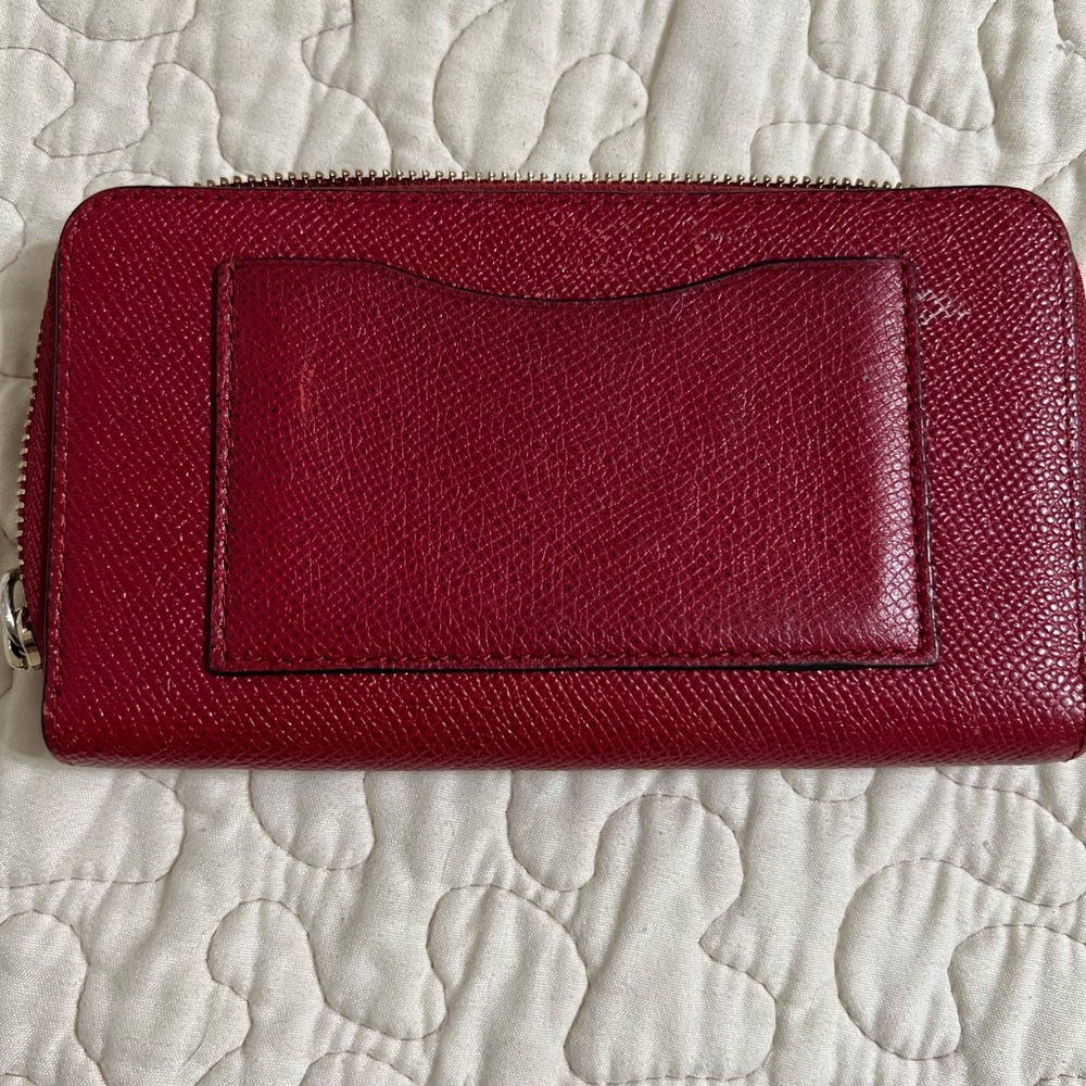 Coach Red Wallet - Picture 2 of 3